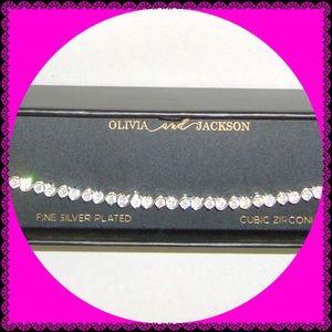❤️❤️❤️Olivia and Jackson Bling Tennis Bracelet